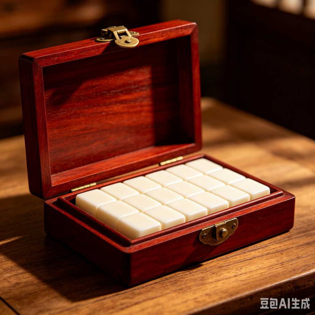 christmas gift mahjong set